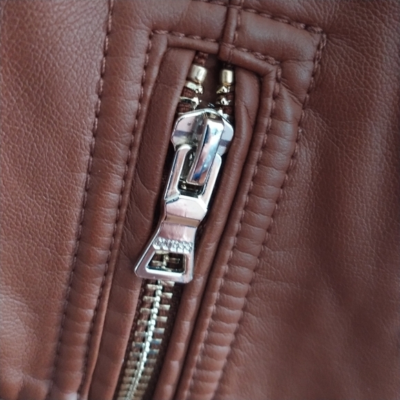Guess Faux Leather Jacket 3X - Picture 7 of 14